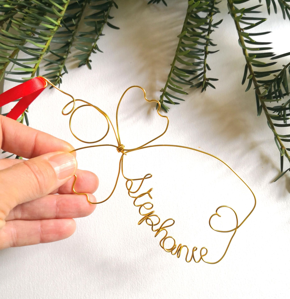Décoration personnalisée de sapin