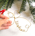 Décoration personnalisée de sapin