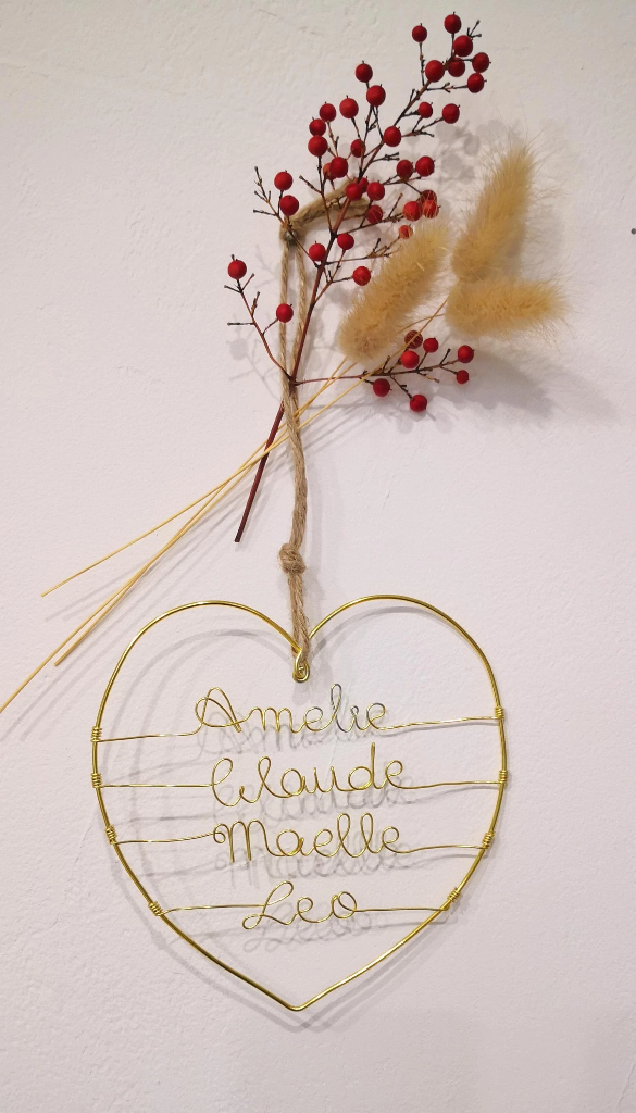 Cœur de famille à personnaliser