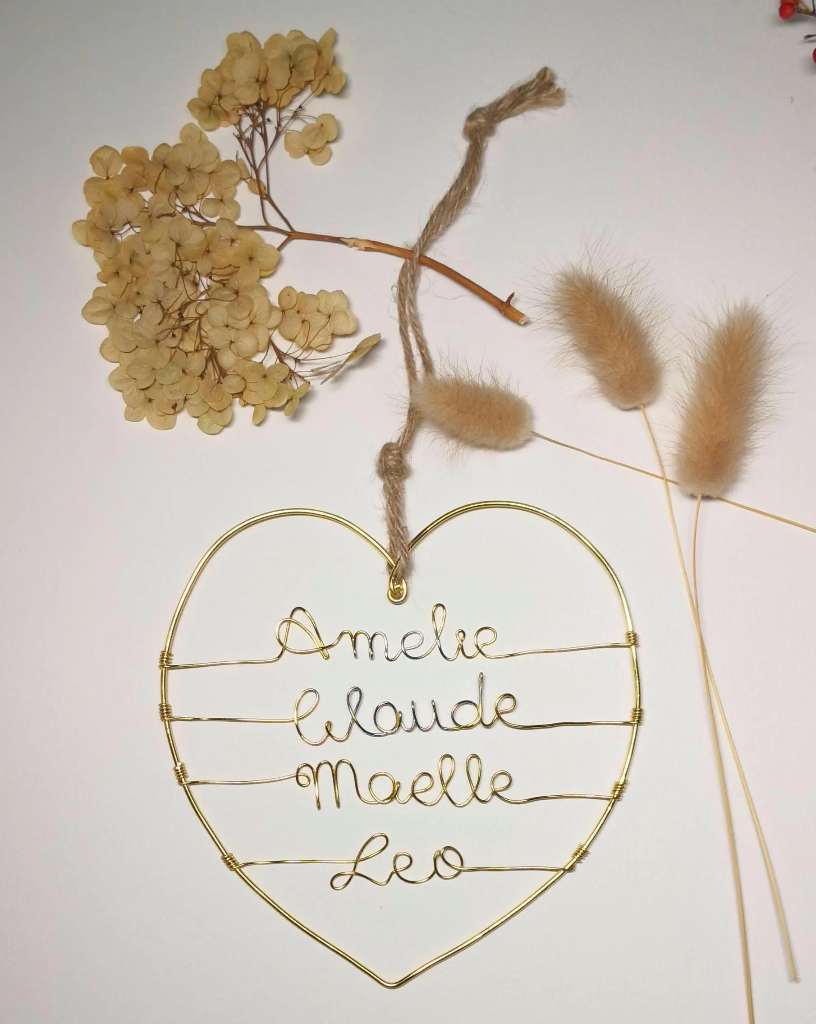 Cœur de famille à personnaliser