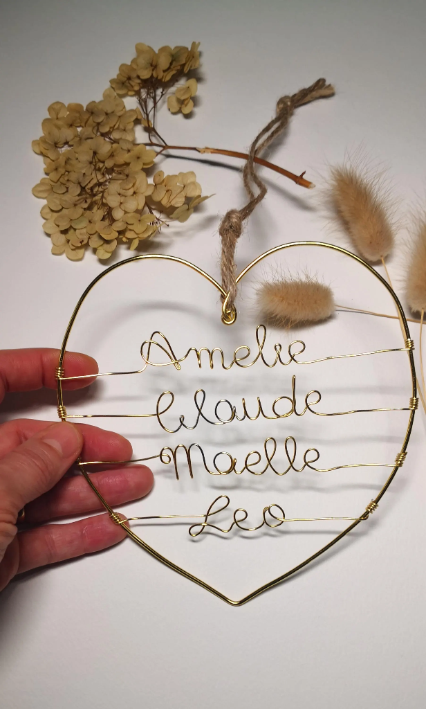 Cœur de famille à personnaliser