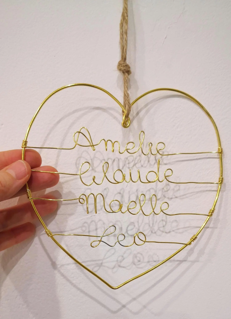 Cœur de famille à personnaliser