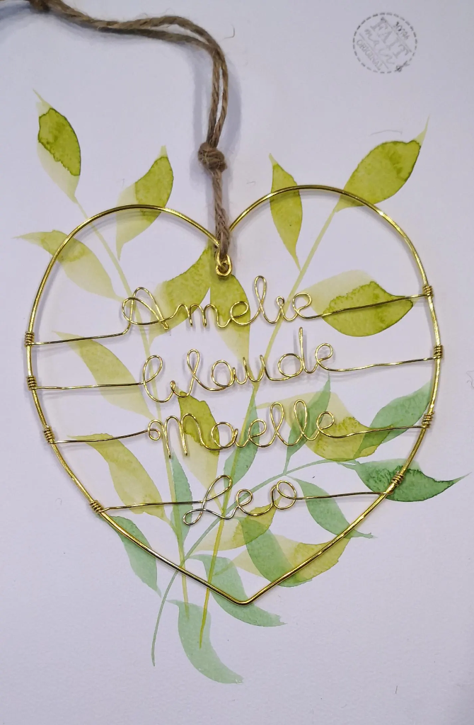 Cœur de famille à personnaliser