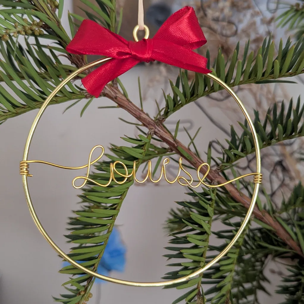 Décoration de Noël personnalisée