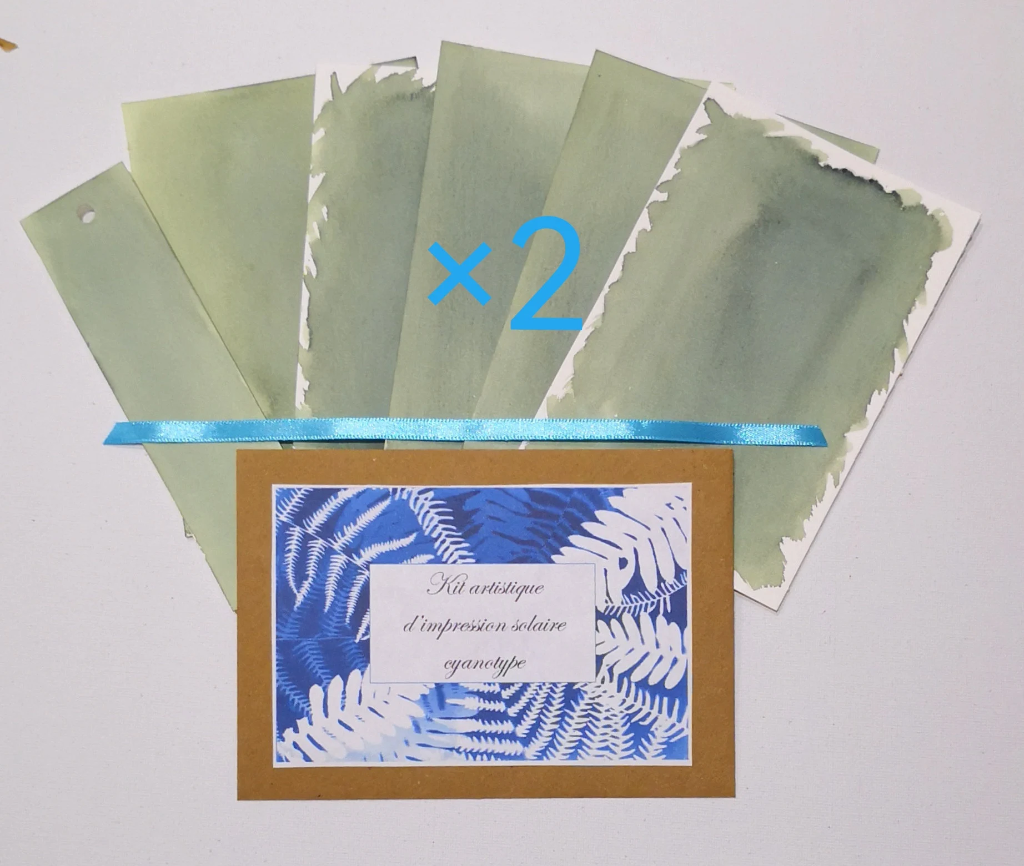 kit DIY Impression Solaire Artistique en Cyanotype