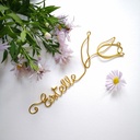 marque page tulipe fil metal accessoire de lecture cadeau original