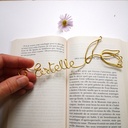 marque page tulipe fil aluminium fait main France cadeau anniversaire