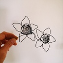 bouquet boheme fil de metal cadeau fete des meres original