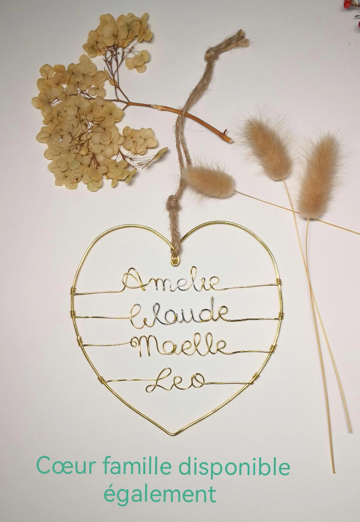 Cœur personnalisé pour amoureux