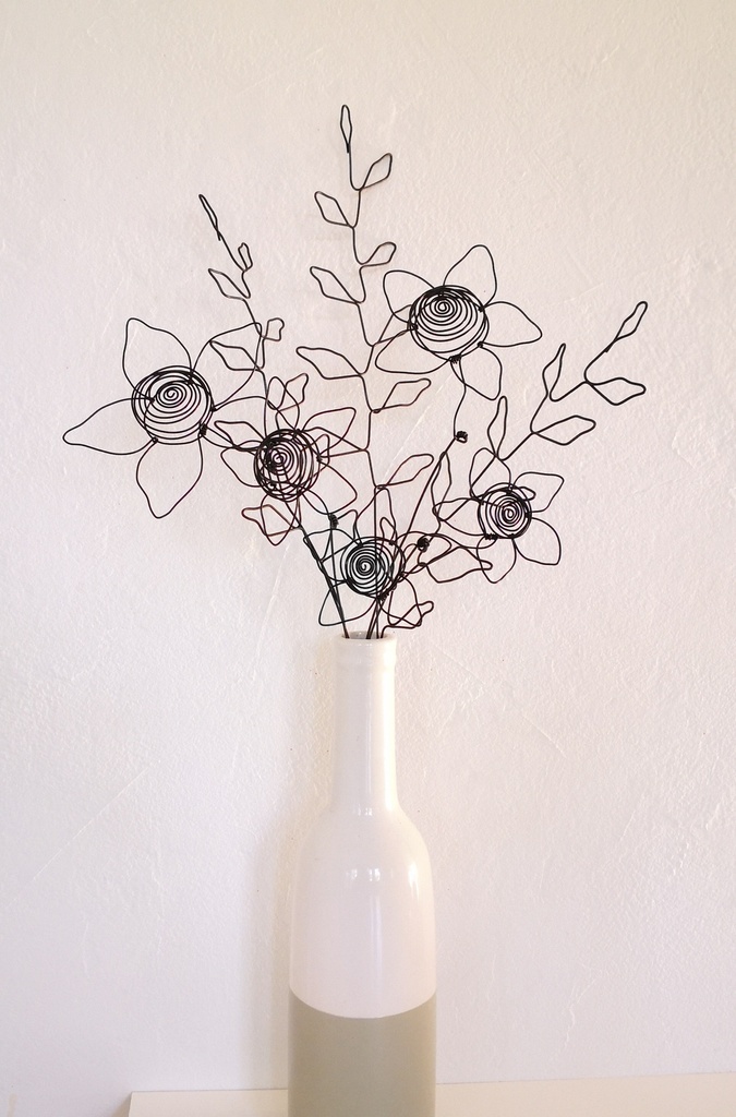 Bouquet Bohème en fil de métal