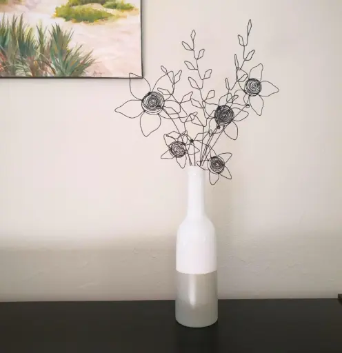 Bouquet Bohème en fil de métal